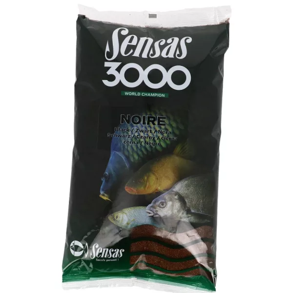 Sensas 3000 Noire Black Pastura 1kg