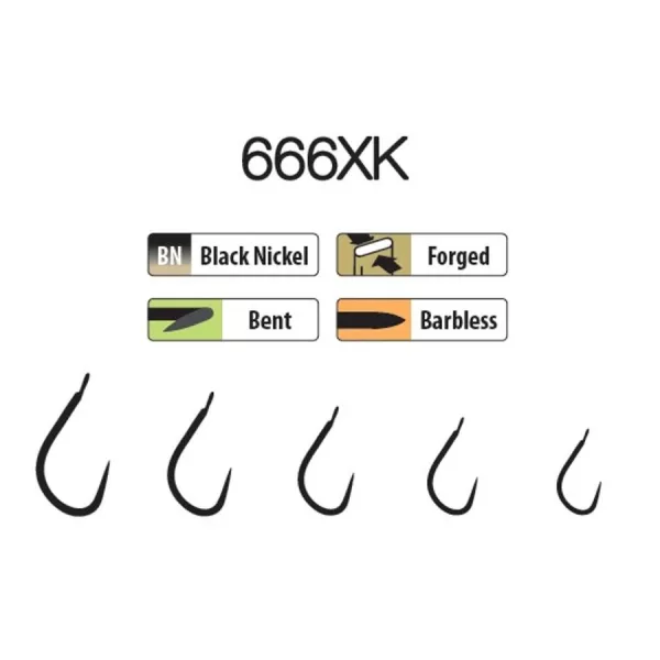 Trabucco XPS 666XK 10 Amo con paletta, Senza Ardiglione 25pz