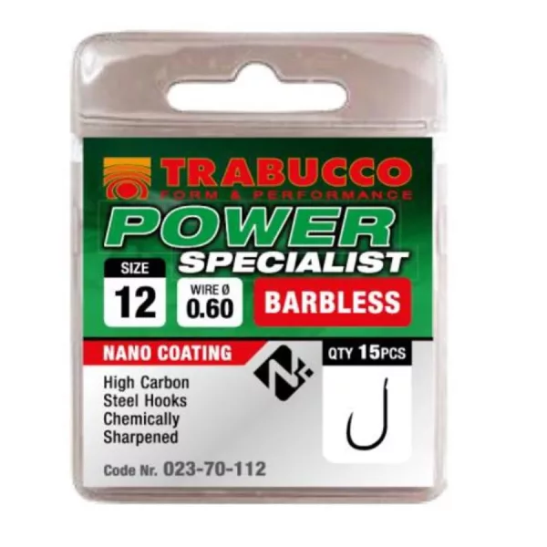 Trabucco Power Specialist 18 Amo con paletta, Senza ardiglione 15pz