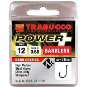 Trabucco Power + 20 Ami con occhiello, Senza ardiglione 15pz