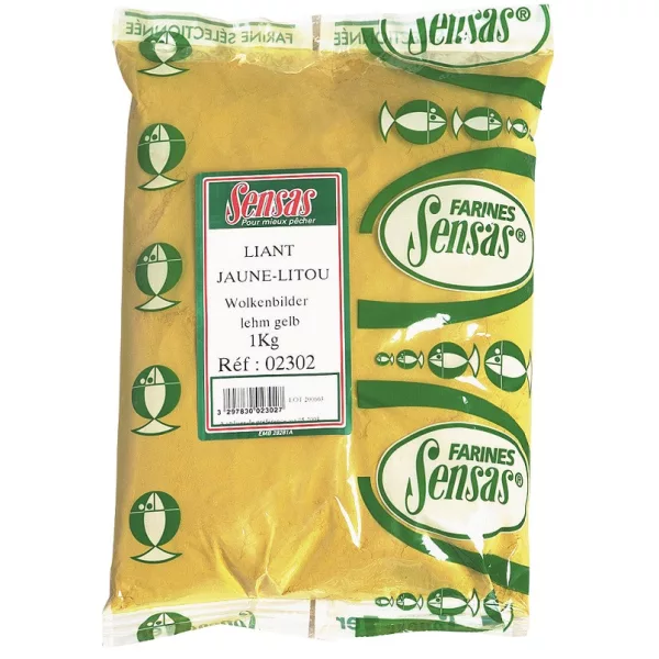 Sensas Liant Jaune-Litou Argilla Gialla 1kg