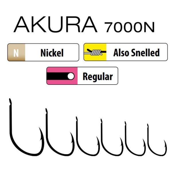 Trabucco Akura 7000 02 Amo con paletta, con ardiglione 15pz