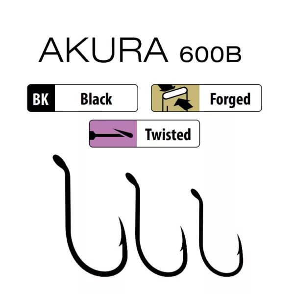 Trabucco Akura Siluro 600B 08/0 Amo per predatori 5 pz