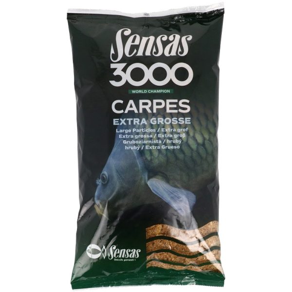 Sensas 3000 Carpa Particelle Grandi Pastura 1kg