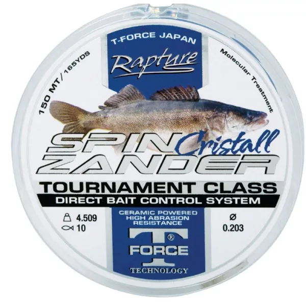 Rapture Spin Zander Crystal 150m 0,18mm Monofilo Lenza Madre
