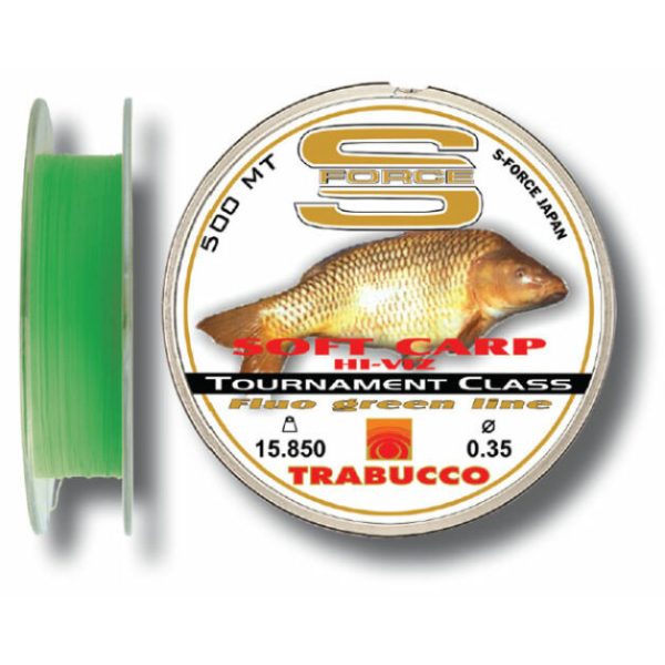 Trabucco S-Force Soft Carpa HV 500m 0,35mm Filo principale monofilamento