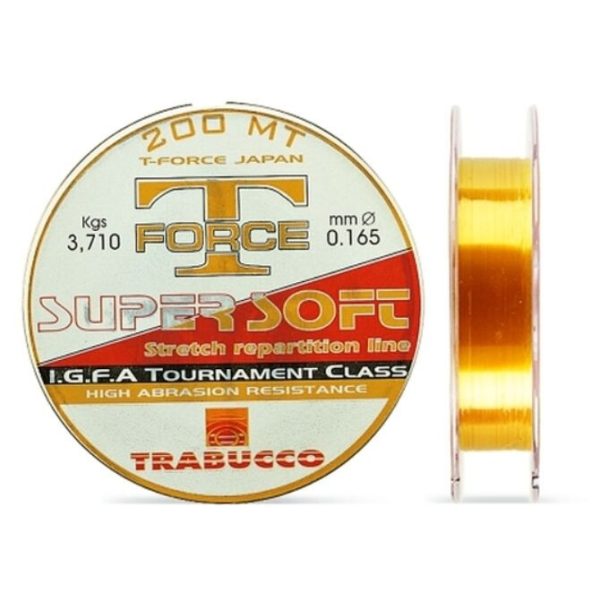 Trabucco T-Force Super Soft 200m 0,165mm Filo Monofilo Principale