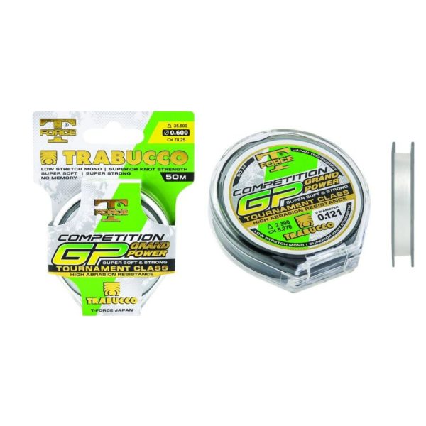Trabucco T-Force Competition Grand Power 25m 0,10mm Monofilo da terminale