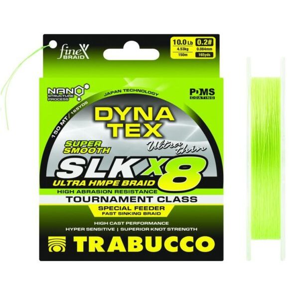 Trabucco Dyna-Tex SLK X8 Special Feeder Sinking 150m 0,104mm Trecciato