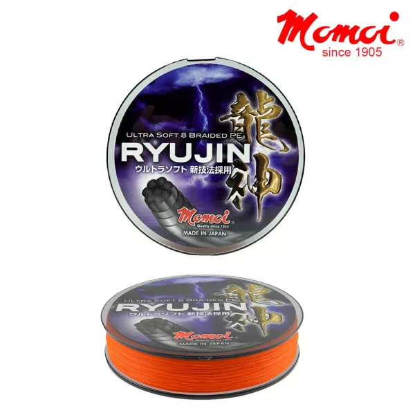 Momoi Ryujin Narancs 0,10mm 125m Fonott Zsinór