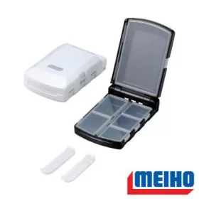   Meiho PA-6DD Premium Akiokun Fehér Szerelékes Doboz 9,7x6,4x3cm