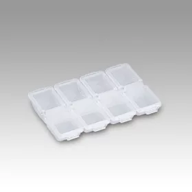 Meiho FB-8 Szerelékes Doboz 8,6x6,4x1,3cm
