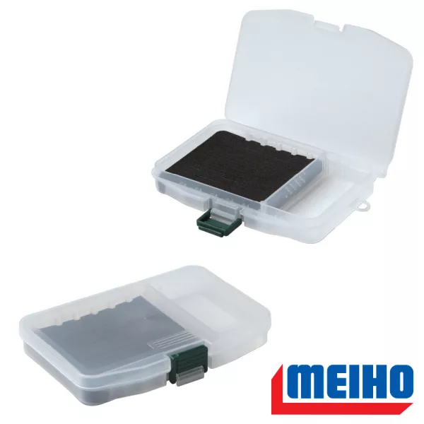 Meiho Slit Form Case F-7 Jigfej és Műcsali Tartó Doboz 14,6x10,3x2,3cm