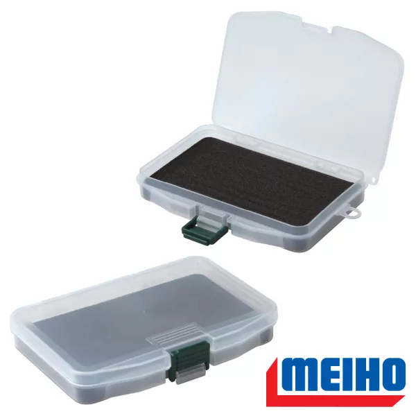 Meiho Slit Form Case F-9 Jigfej És Műcsali Tartó Doboz 14,6x10,3x2,3cm