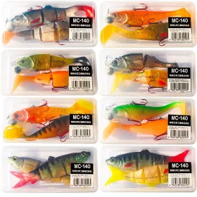 Meiho MC-140 14,6x10,3x2,3cm Csalis Doboz 12cm Gumihallal