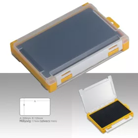   Meiho Rungun Case 3010W-2 Jig és Horog Tartó Műanyag Doboz 20,5x14,5x4cm