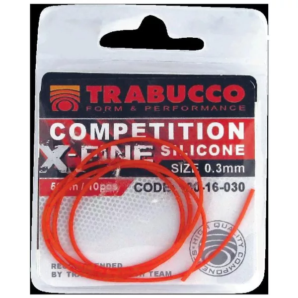 Trabucco Competition X-Fine Silicone 0,6mm 50cm Tubo in silicone