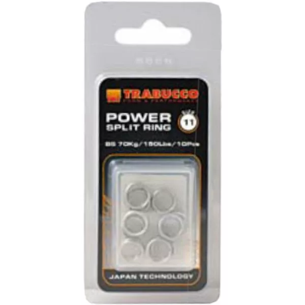 Trabucco Power Split Ring 11mm Anello Portachiavi 10pz