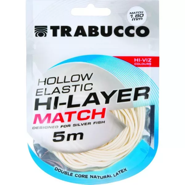 Trabucco Hi-Layer Hollow Elastic Match Elastico per Roubasienne Cavo 1,8mm 5m