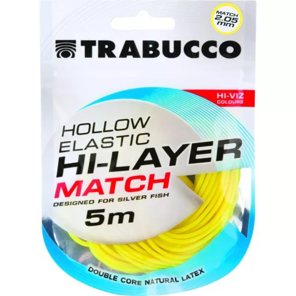 Trabucco Hi-Layer Hollow Elastic Match Elastico per Roubasienne Cavo 2,05mm 5m