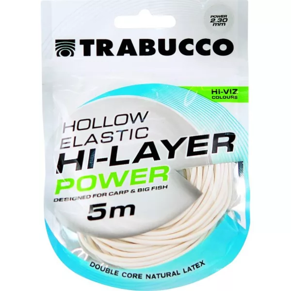Trabucco Hi-Layer Hollow Elastic Power Elastico per Roubasienne Cavo 2,3mm 5m