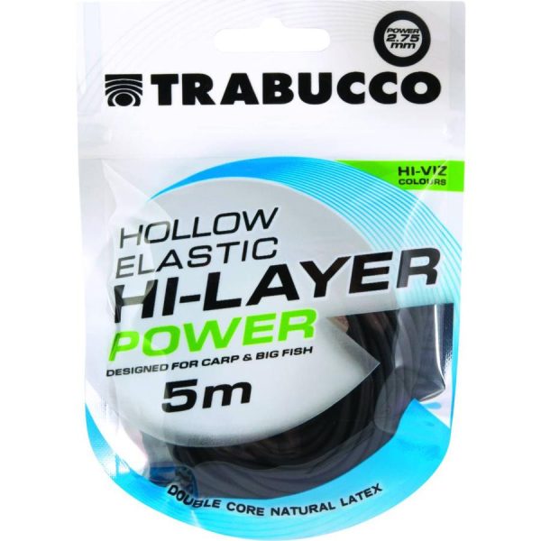 Trabucco Hi-Layer Hollow Elastic Power Elastico per Roubasienne Cavo 2,75mm 5m