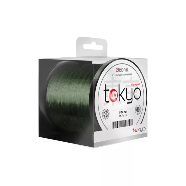 Monofilo Delphin TOKYO verde 0,369mm 22lbs 600m