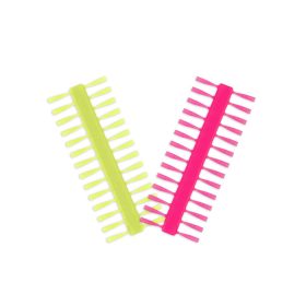 Delphin Q-Stop Stopper Giallo-Rosa 7mm