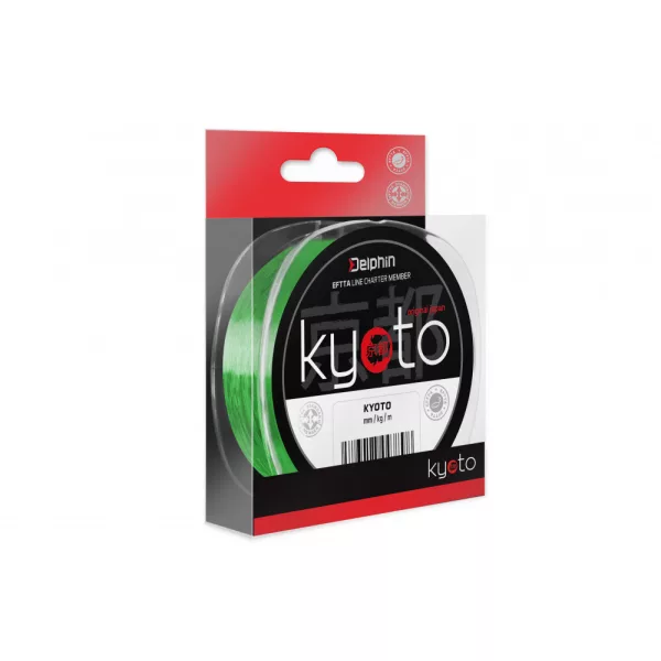 Monofilo Delphin KYOTO / verde fluo 0,165mm 5,6lbs 300m
