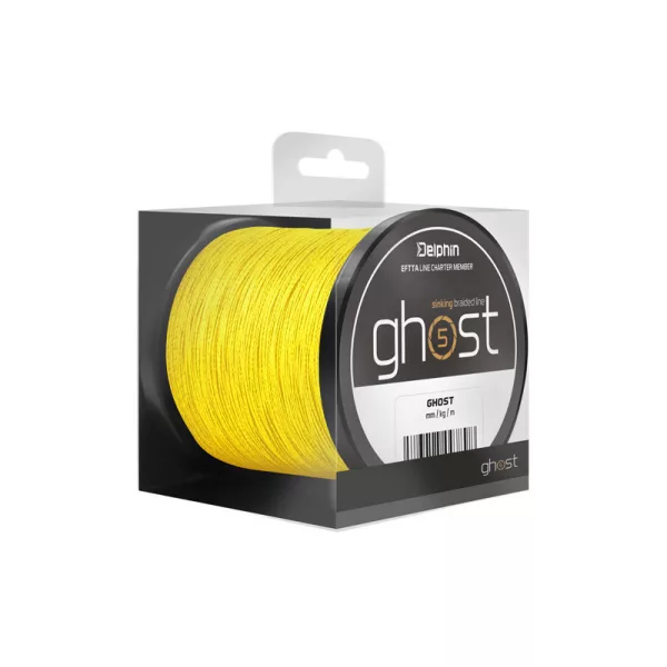 Delphin GHOST 4+1 / giallo 0,18mm 20lbs 600m