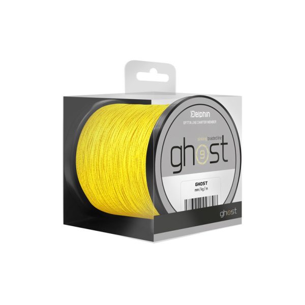 Delphin GHOST 8+1 / giallo 0,33mm 40lbs 600m