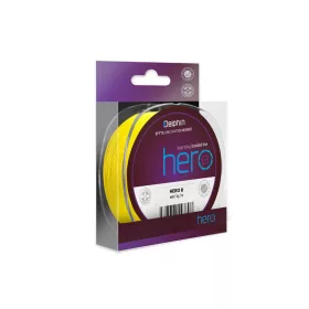Delphin HERO 4 0,14mm Trecciato Giallo fluo