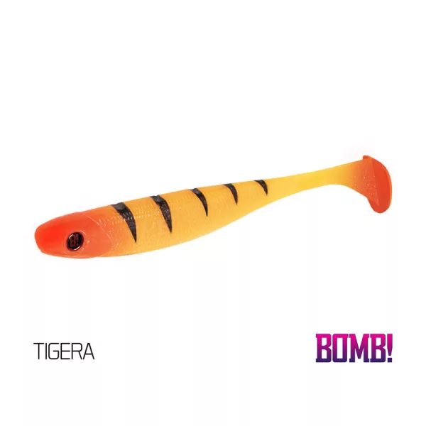 Delphin BOMB! Gommino Rippa - Tigera 5 pz esca in gomma 10cm