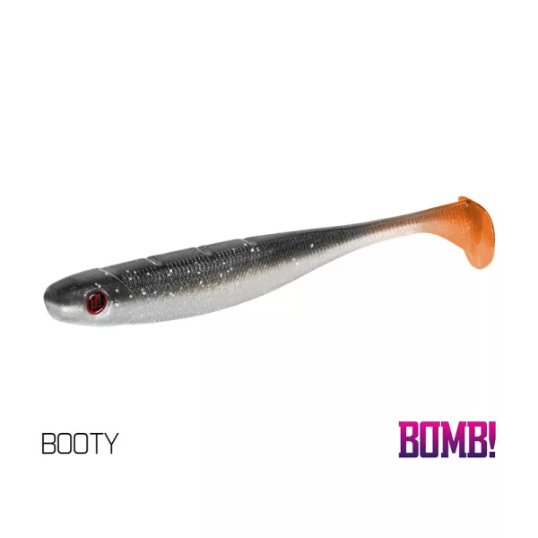 Delphin BOMB! Gumihal Rippa - Booty 5 pezzi Esche artificiali in gomma 5cm