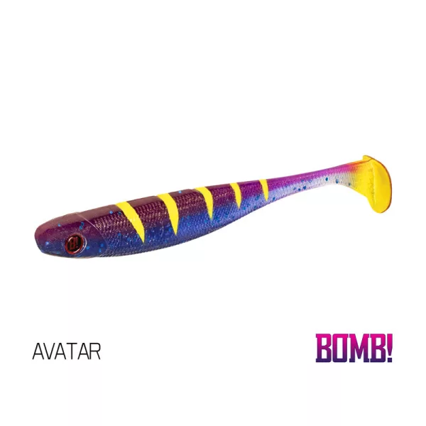 Delphin BOMB! Gumihal Rippa - Avatar 5 pezzi Esche artificiali in gomma 8cm