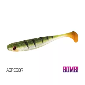   Delphin Top mix BOMB! Esche Rippa - Agresor + Redface + Best + Candy + Virus 5 pezzi Esche artificiali in gomma 5cm