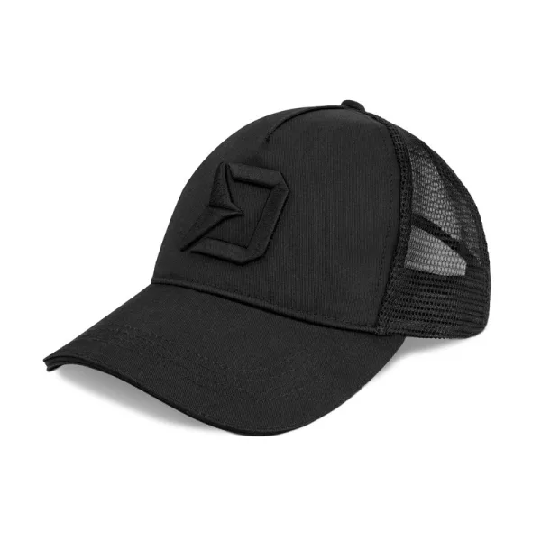 Delphin - BlackWay Trucker Nero - Cappellino da baseball - Abbigliamento primaverile, Abbigliamento estivo - Cappelli