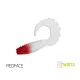 Esca in gomma Delphin TWISTA UVs / 5 pz 8cm/RedFACE