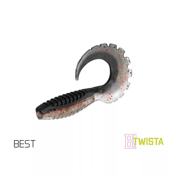 Esca in gomma Delphin TWISTA UVs / 5 pz 8cm/BEST