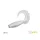 Esca in gomma Delphin TWISTA UVs / 5 pz 8cm/YETI