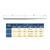 Delphin Terminale conico da lancio Conic SHOCKER / 6x13m 0,28mm-0,50mm