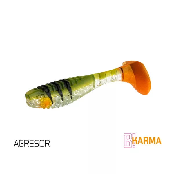 Delphin KARMA UVs / 5pz 10cm/esca di gomma AGRESOR