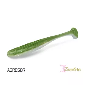 Esca morbida Delphin ZANDERA UVs / 5pz 10cm/AGRESOR