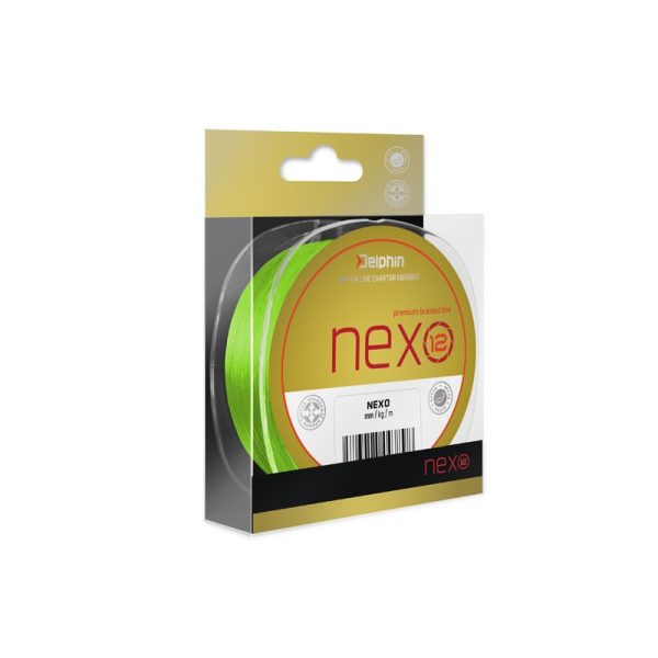 Delphin NEXO 12 / verde fluo 0,10mm 15lbs 300m trecciato