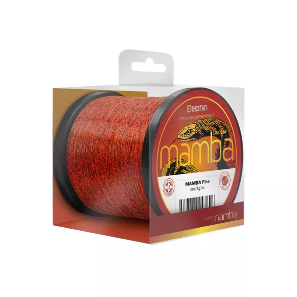 Delphin MAMBA Carp / Fire Monofilamento 0,34mm 1100m