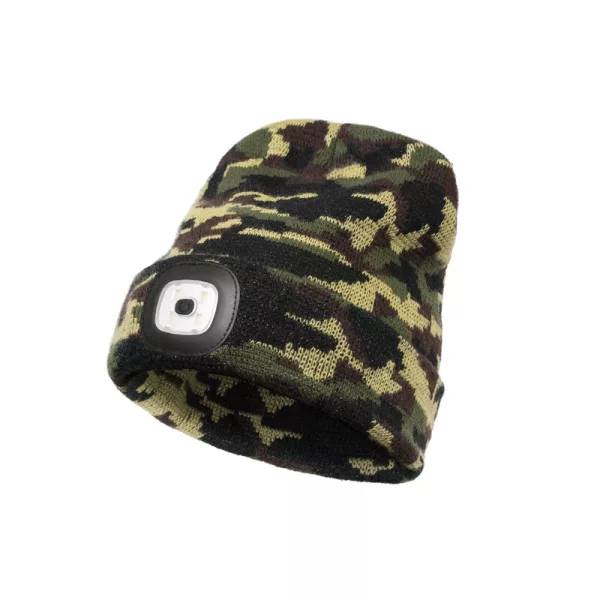 Berretto invernale lavorato a maglia Delphin CamouLED UNI