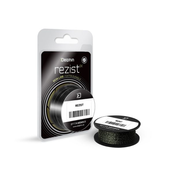 Delphin Rezist Skin Line Grass Camou 25lbs 5m Trecciato per terminale