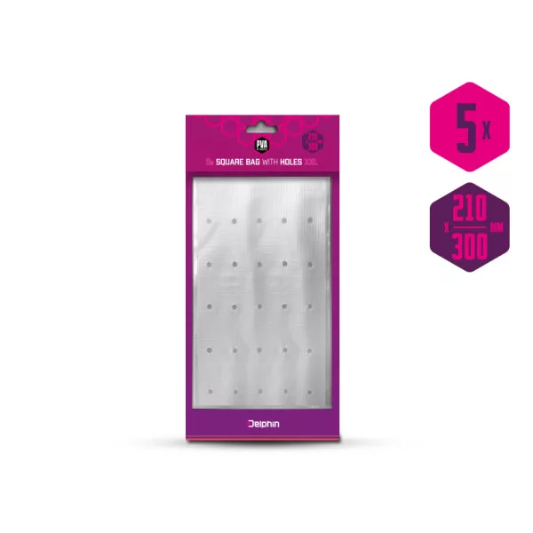 Delphin PVA n tastic Sacchetto PVA con fori XXL / 5pz 300x210mm
