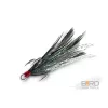 Delphin B!RD Hook TRIPLE / 3 pz piume nere #10