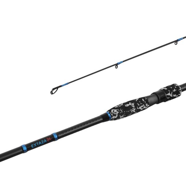 Delphin EXTAZA 24T 240cm/7-25g/2 pezzi - canna da spinning